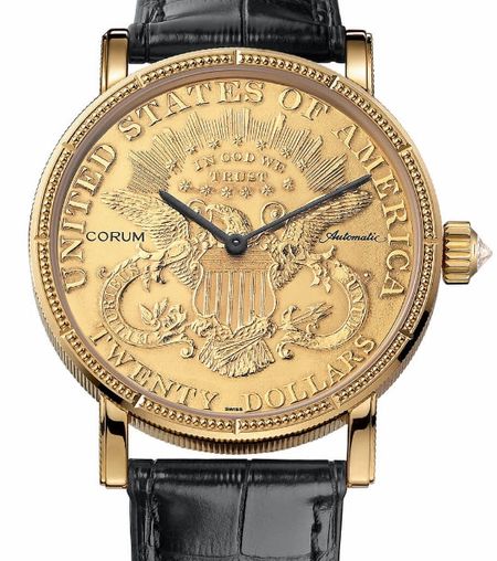 Corum C293 / 00831 - 293.645.56 / 0001 MU51 Coin $ 20 Gold Coin fake watches